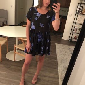 Floral baby doll dress